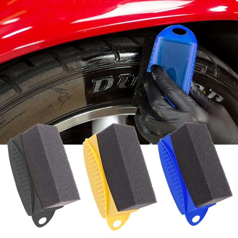 Car Tire Polishing Cleaning Sponge Brush Washing Tool