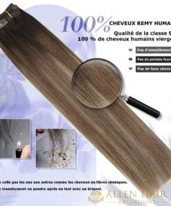 Cheveux Naturels à Clipser - Extensions de vrai Cheveux de Rêve