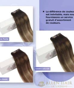 Cheveux Naturels à Clipser - Extensions de vrai Cheveux de Rêve