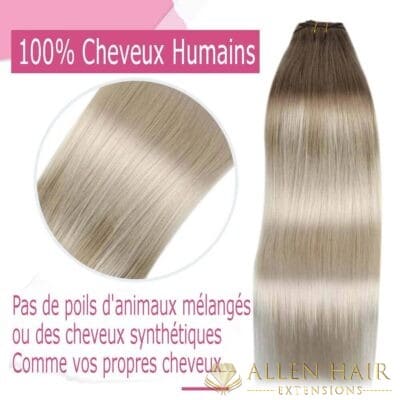Extensions de Cheveux Humains Naturels Remy – Tissage