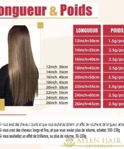 Extensions de Cheveux très longs Naturels Remy