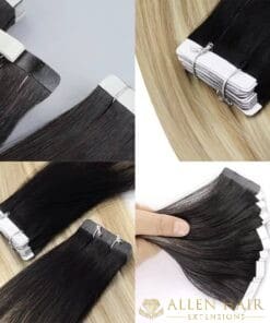 Alternative view of Extensions de cheveux naturels Remy lisses sans couture