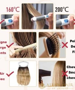 entretien extensions de cheveux tissage