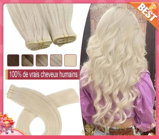extensions cheveux trame soie