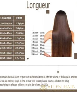 extensions de cheveux vierges tissage